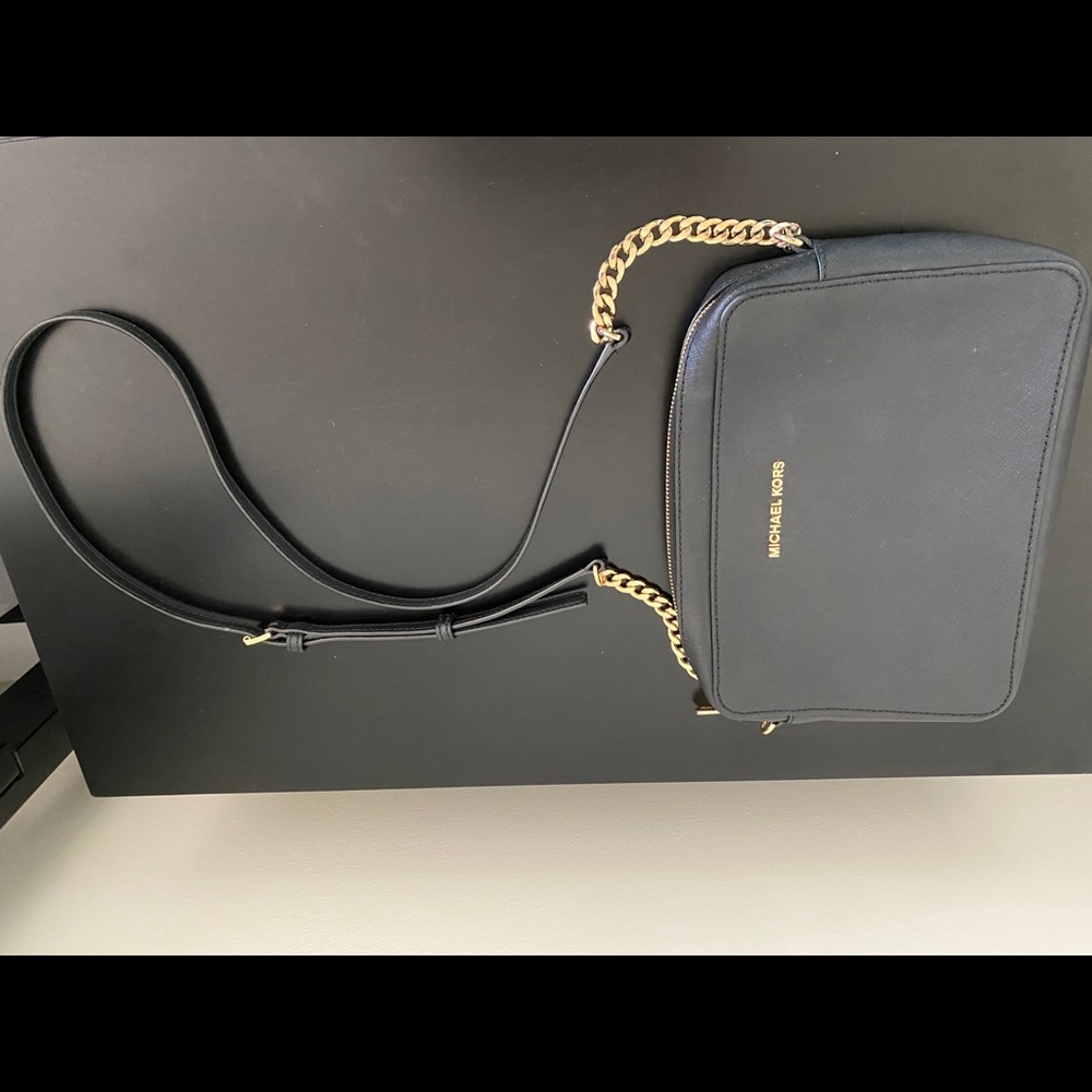 Michael Kors large saffiano leather crossbody